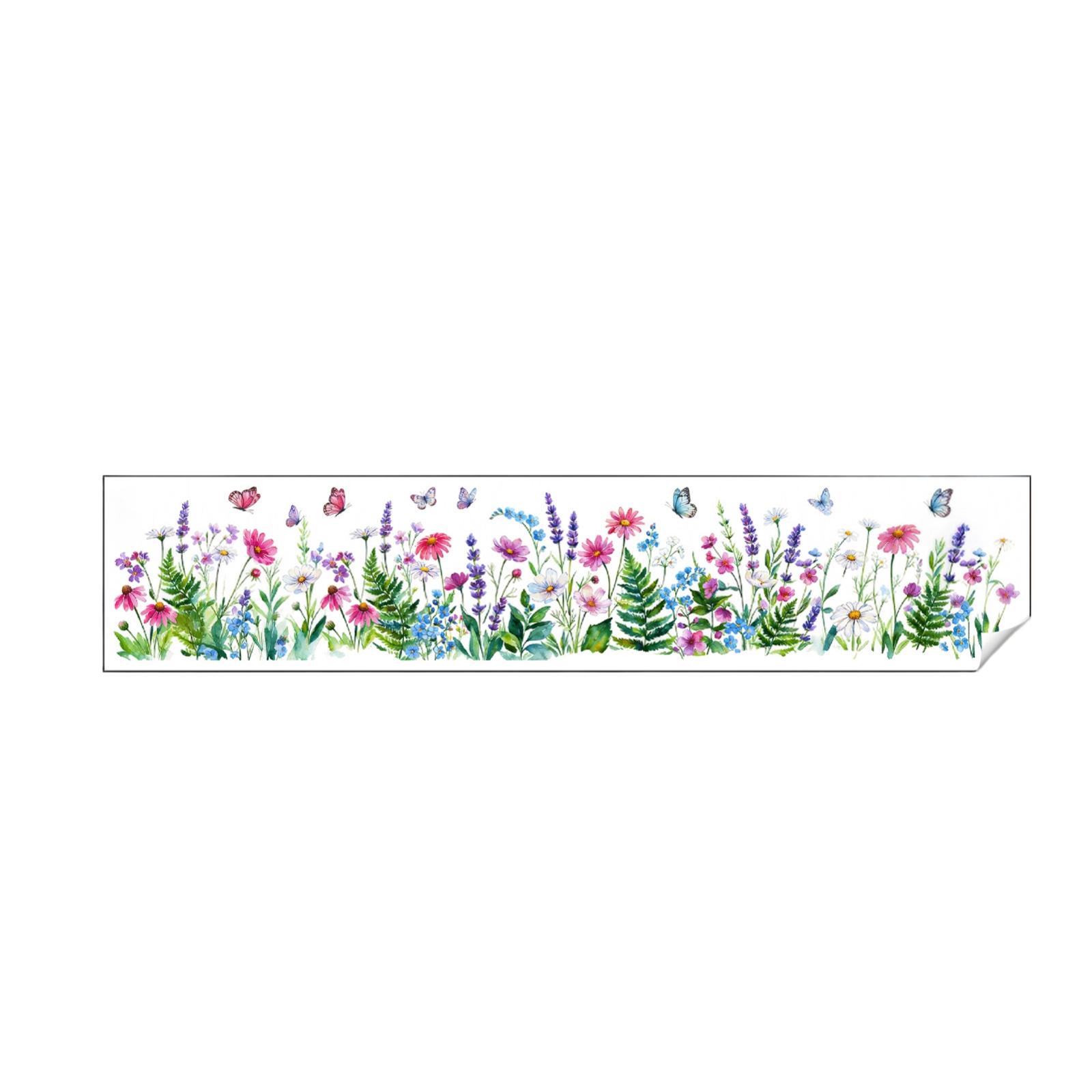 Fresh And Elegant Plant-themed Green Leaves, Flowers, And Butterflies Decorative Wall Stickers For Bedroom Bedside Tables And Cabinets. One Size
Fresh And Elegant Plant-themed Green Leaves, Flowers, And Butterflies Decorative Wall Stickers For Bedroom Bedside Tables And Cabinets. One Size