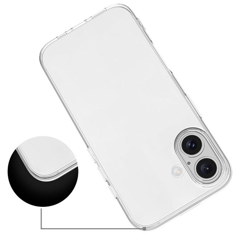 For iPhone 16 Plus Cell Phone Case Ultra-Thin Clear TPU Cover with Big Lens Hole A
For iPhone 16 Plus Cell Phone Case Ultra-Thin Clear TPU Cover with Big Lens Hole A