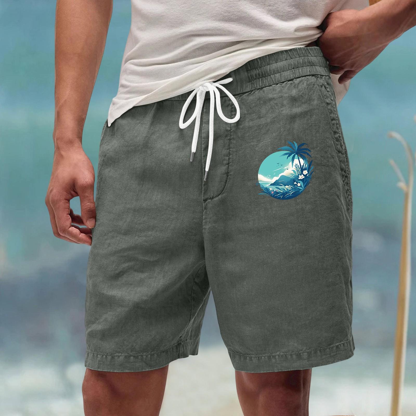 Men’s Summer Plus Size Casual Loose Fit Athletic Shorts Beach Style Drawstring Waist Imitation Linen Material Printed Design XL
Men’s Summer Plus Size Casual Loose Fit Athletic Shorts Beach Style Drawstring Waist Imitation Linen Material Printed Design XL