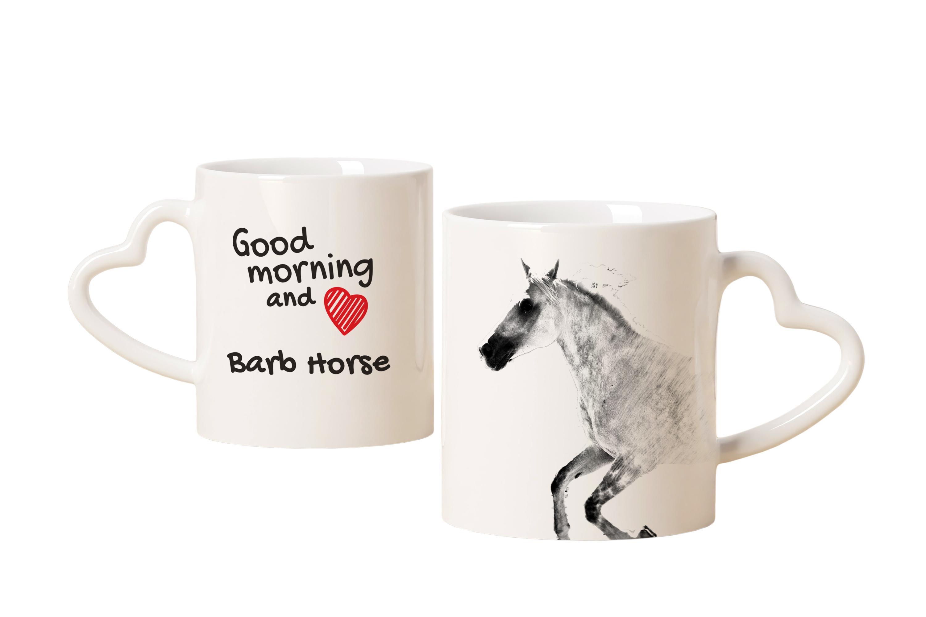 Barb Horse - cup with a horse, a cute cup with a heart-shaped handle, a universal gift from the Art-Dog brand білий
Barb Horse - cup with a horse, a cute cup with a heart-shaped handle, a universal gift from the Art-Dog brand білий