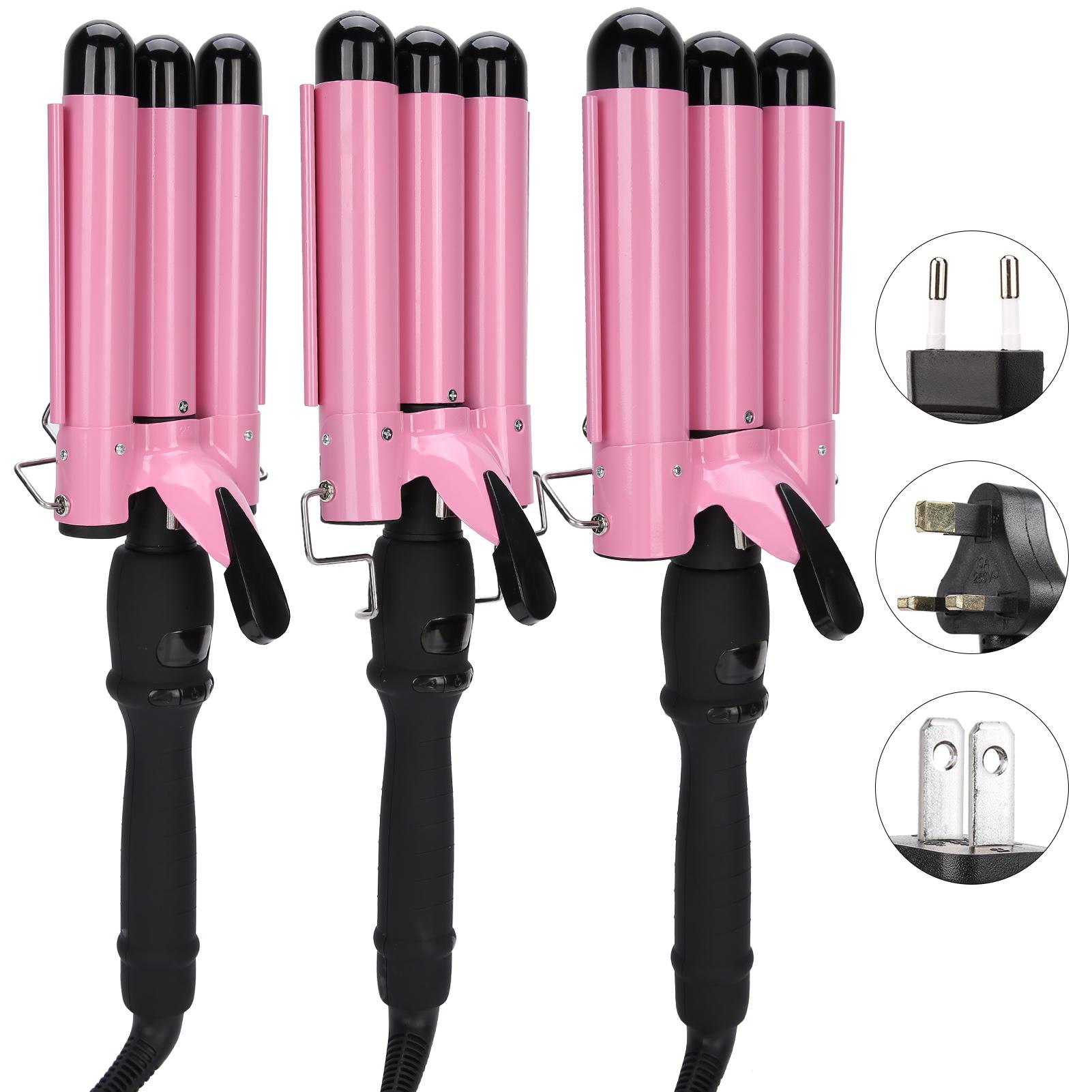 Щипцы для завивки волос Waver Triple Pipe с ЖК-экраном, щипцы для завивки волос, палочка, электрический инструмент для укладки волос
Щипцы для завивки волос Waver Triple Pipe с ЖК-экраном, щипцы для завивки волос, палочка, электрический инструмент для укладки волос