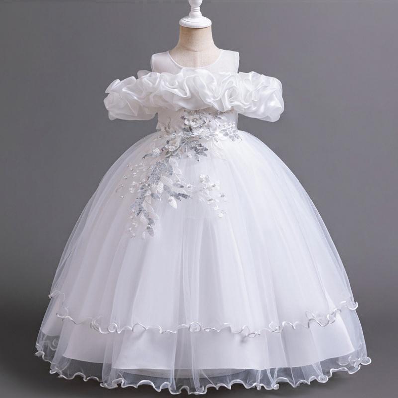 New Elegant Girl Party Dress Long Wedding Bridesmaid Dress 4-12 Year Old Mesh Embroidered Graduation Ball Evening Dresses 170 рожевий
New Elegant Girl Party Dress Long Wedding Bridesmaid Dress 4-12 Year Old Mesh Embroidered Graduation Ball Evening Dresses 170 рожевий