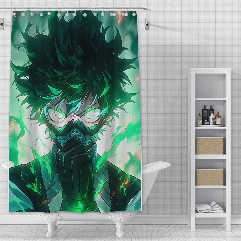 Shower Curtain Waterproof Polyester Fabric Paint Colorful Bath Curtains My hero academia deku Home Bathroom Decor With Hook YL90x180cm
Shower Curtain Waterproof Polyester Fabric Paint Colorful Bath Curtains My hero academia deku Home Bathroom Decor With Hook YL90x180cm