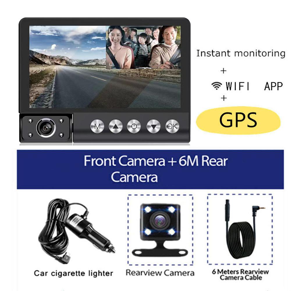 Автомобільний відеореєстратор WiFi GPS 1080P Full HD відеореєстратор заднього виду відеореєстратор відеореєстратор нічного бачення автопарковка монітор автомобіль чорний ящик 16G TF Card
Автомобільний відеореєстратор WiFi GPS 1080P Full HD відеореєстратор заднього виду відеореєстратор відеореєстратор нічного бачення автопарковка монітор автомобіль чорний ящик 16G TF Card