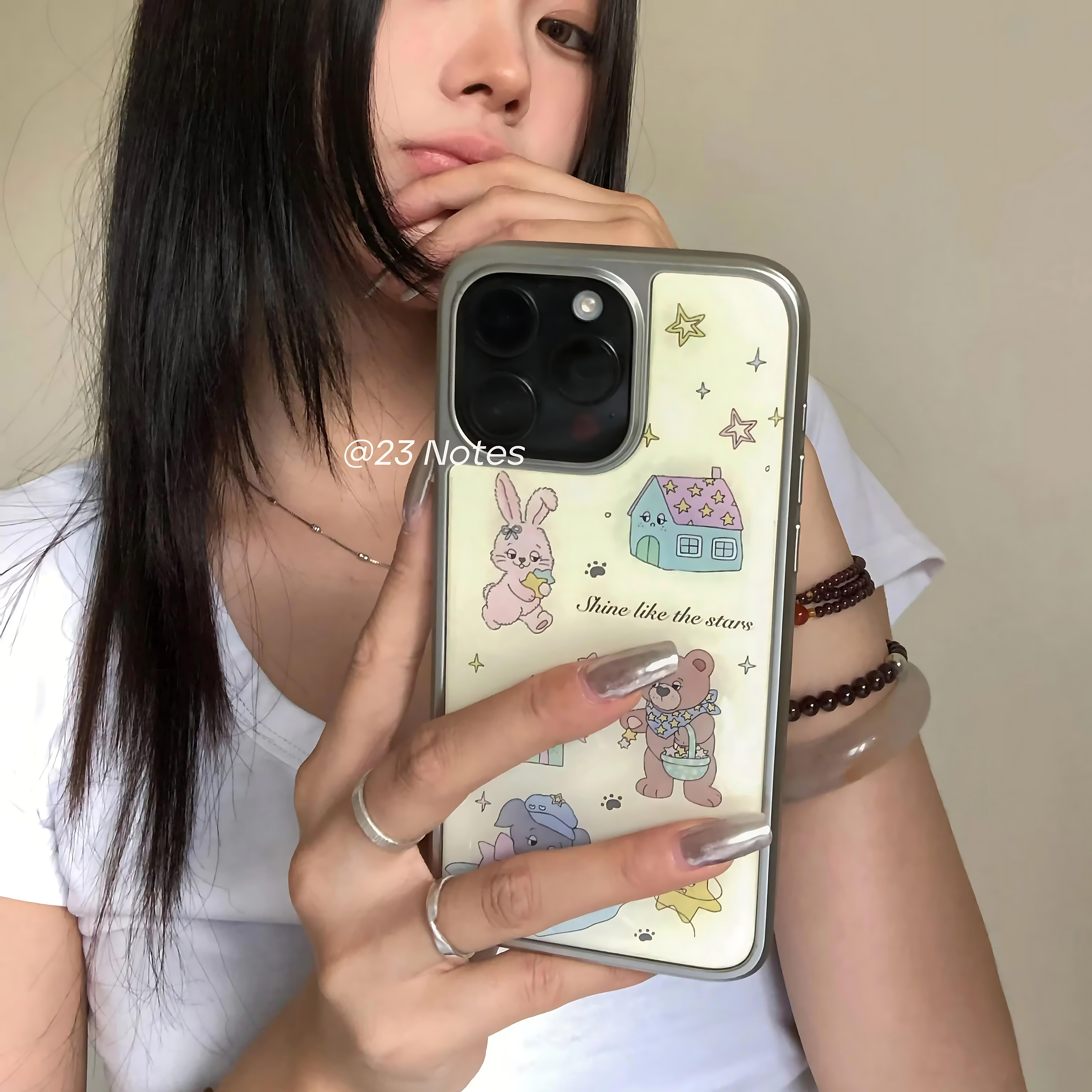 Korean Little Bear Rabbit Cartoon Phone Case for iPhone 17 16e 16 15 14 13 12 11 Air Pro Max X XSMAX 8 7 Plus Luxury Clear Cover iPhone 11
Korean Little Bear Rabbit Cartoon Phone Case for iPhone 17 16e 16 15 14 13 12 11 Air Pro Max X XSMAX 8 7 Plus Luxury Clear Cover iPhone 11