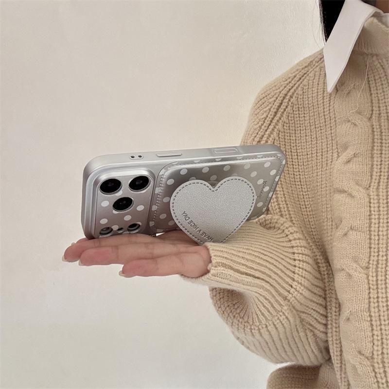 Polka Dot 3D Little Horse Heart Stand Case for iPhone 17/16 Pro Max/15/14 iPhone 17 Pro
Polka Dot 3D Little Horse Heart Stand Case for iPhone 17/16 Pro Max/15/14 iPhone 17 Pro
