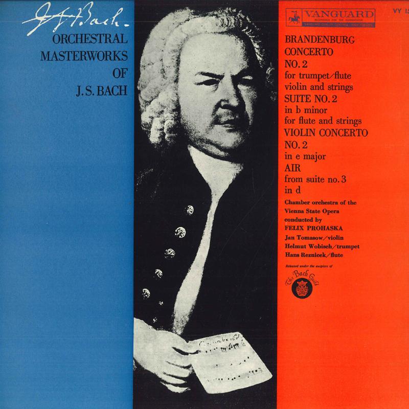 LP Record FELIX PROHASKA - Bach: Orchestral Works VY15 VANGUARD Japan Classical Used
LP Record FELIX PROHASKA - Bach: Orchestral Works VY15 VANGUARD Japan Classical Used