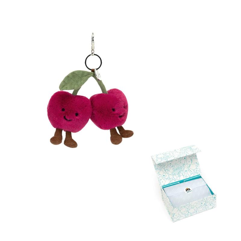 JELLYCAT Fun Cherry Creative Cute Doll Plush Pendant 16cm High Blue Box
JELLYCAT Fun Cherry Creative Cute Doll Plush Pendant 16cm High Blue Box