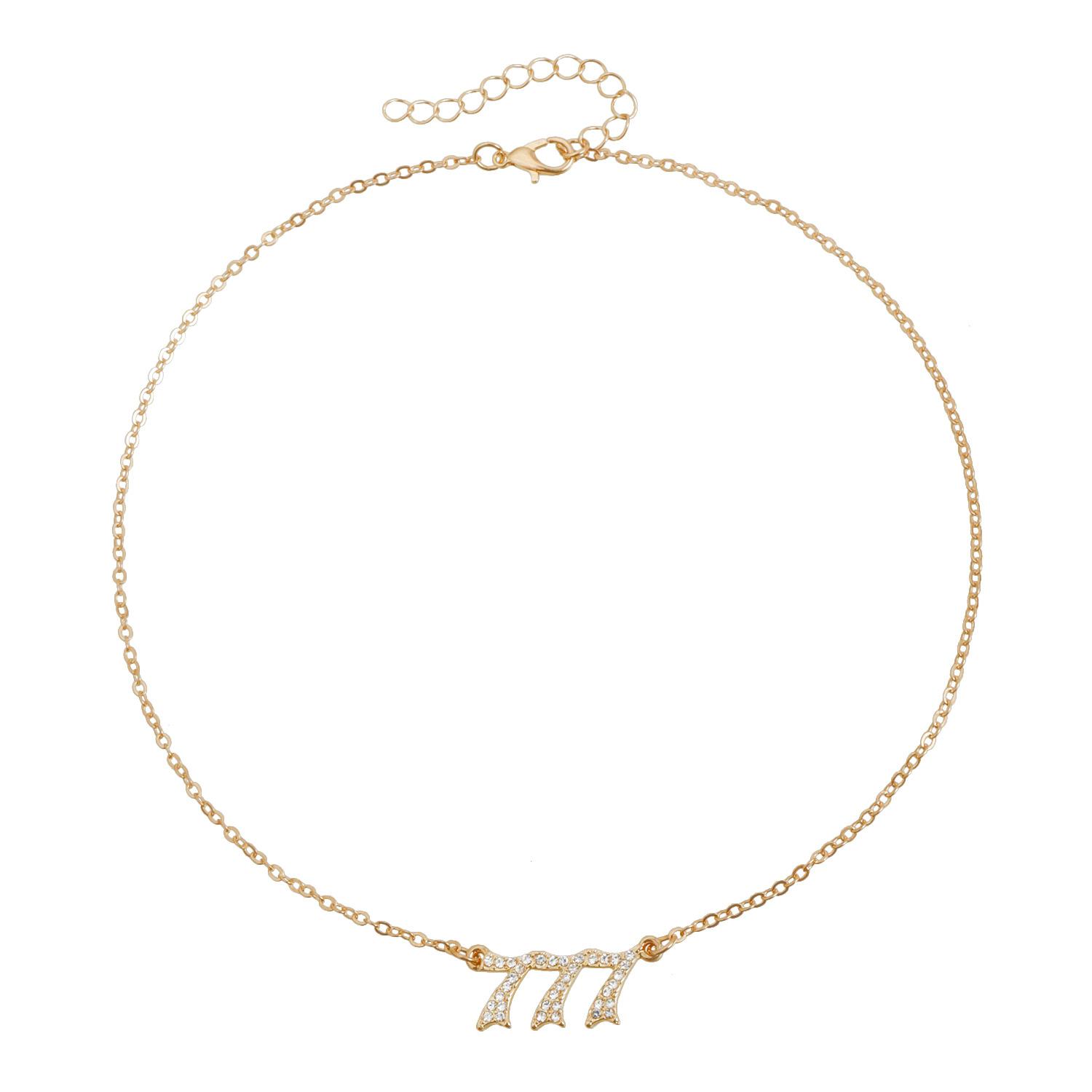 Light Luxury Simple 111 Digital Necklace Flash Diamond American Style Versatile Necklace золотой
Light Luxury Simple 111 Digital Necklace Flash Diamond American Style Versatile Necklace золотой