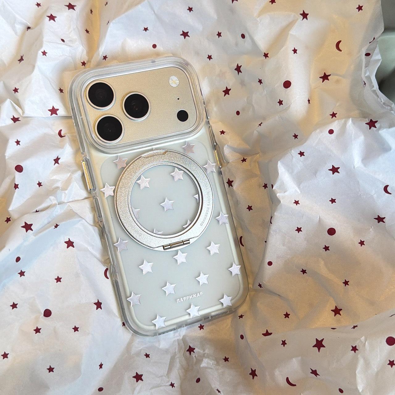 Gold & Silver Star 360° Rotating Phone Case Holder for iPhone 16/15p/17 Pro Max 17
Gold & Silver Star 360° Rotating Phone Case Holder for iPhone 16/15p/17 Pro Max 17