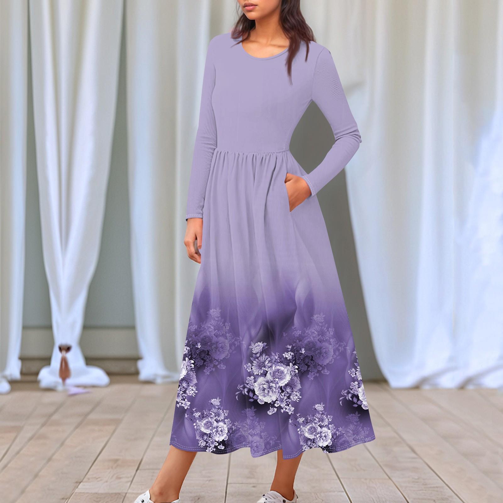 Women s Floral,Gradient Print Midi Boho Dress Casual Long Sleeve Flowy Smocked Dresses With Pocket Holiday Dresses for Women XL фіолетовий
Women s Floral,Gradient Print Midi Boho Dress Casual Long Sleeve Flowy Smocked Dresses With Pocket Holiday Dresses for Women XL фіолетовий