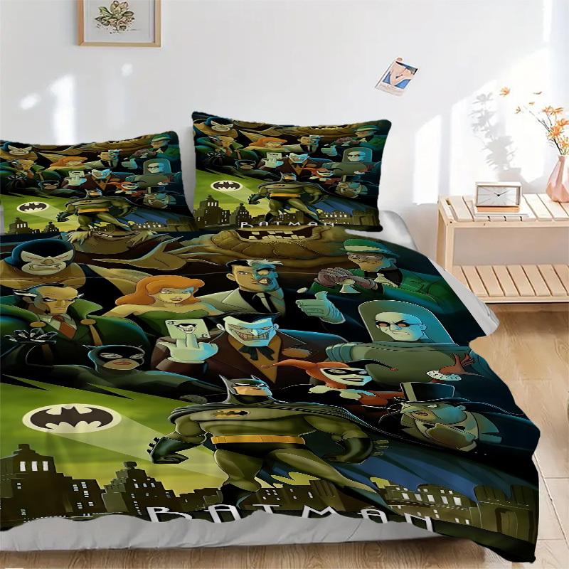 3pcs batman Duvet Cover Set (1 Duvet Cover + 2 Pillowcases, No Core) - Comfortable, And Breathable Bedroom Decoration yy251104040 135x200cm
3pcs batman Duvet Cover Set (1 Duvet Cover + 2 Pillowcases, No Core) - Comfortable, And Breathable Bedroom Decoration yy251104040 135x200cm