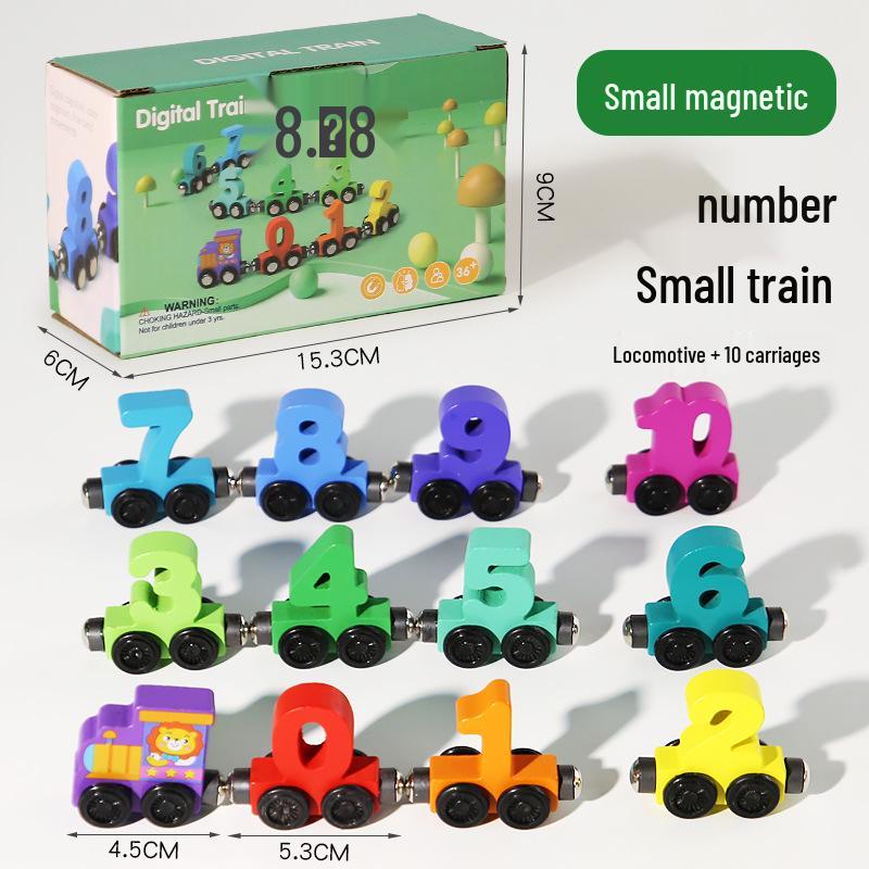 Dinosaur Wooden Magnetic Number Train - Children s Educational Pull-Along Toy with Cartoon Animal Building Blocks
Dinosaur Wooden Magnetic Number Train - Children s Educational Pull-Along Toy with Cartoon Animal Building Blocks