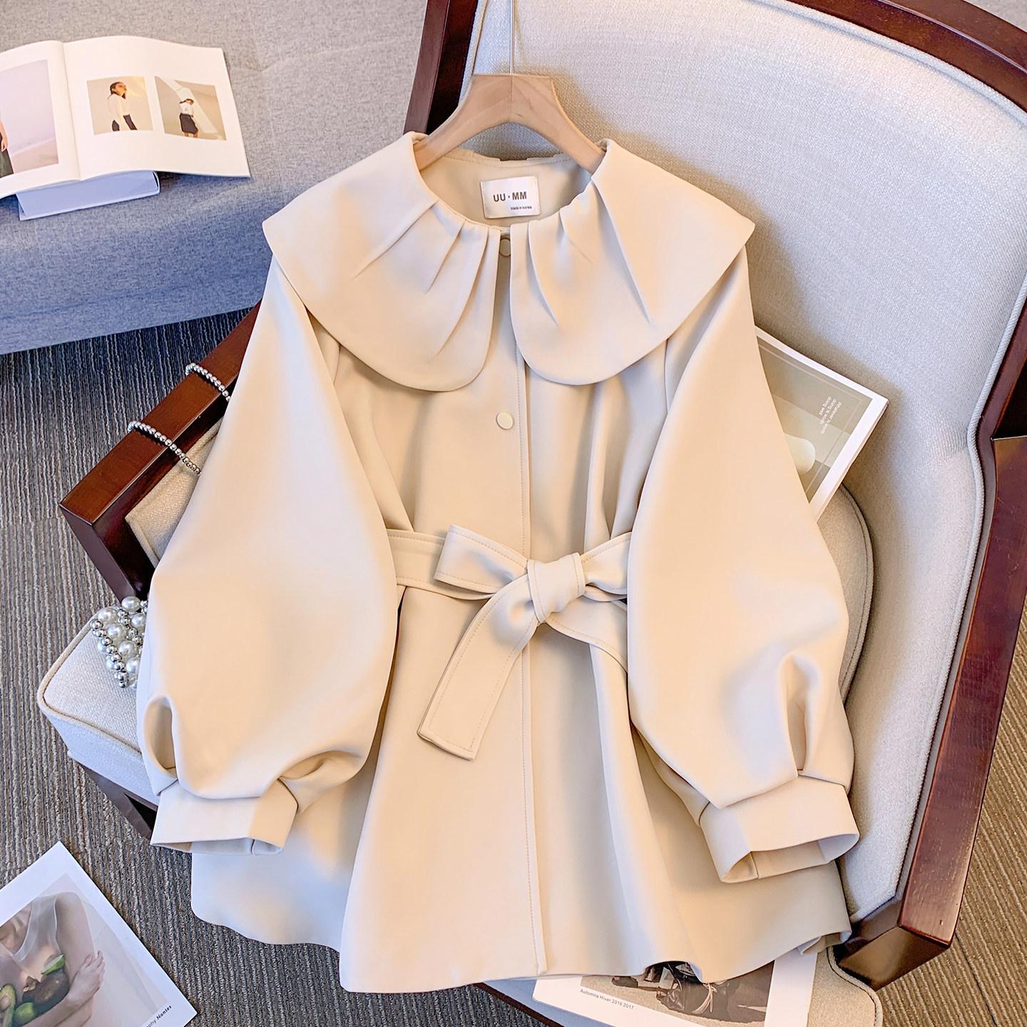 Women s French-Style Doll Collar Windbreaker: Waist-Cinched Wool Padded Coat for Late Autumn & Early Winter 2026. M
Women s French-Style Doll Collar Windbreaker: Waist-Cinched Wool Padded Coat for Late Autumn & Early Winter 2026. M