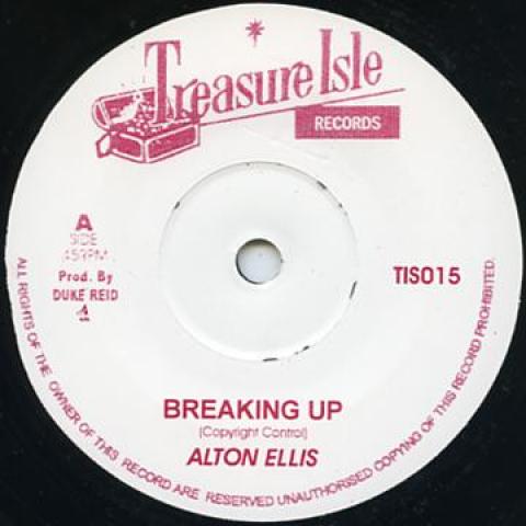 7inch Record ALTON ELLIS - Breaking Up / Wall Street Shffle TIS15 Treasure Isle 1967 UK Reggae, Ska & Dub
7inch Record ALTON ELLIS - Breaking Up / Wall Street Shffle TIS15 Treasure Isle 1967 UK Reggae, Ska & Dub