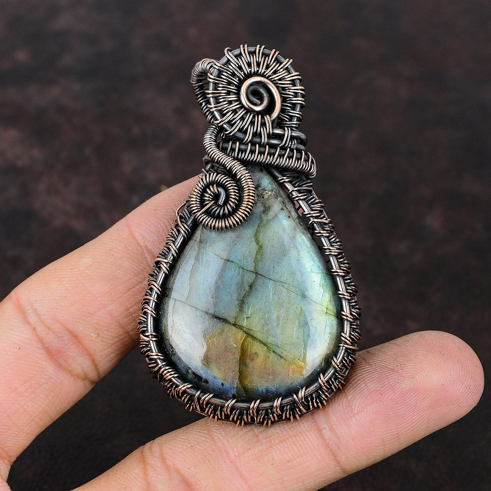 Labradorite Pendant Copper Wire Wrapped Pendant Original Gemstone Pendant Beautiful Labradorite Jewelry Handmade Copper Jewelry Gift For Her
Labradorite Pendant Copper Wire Wrapped Pendant Original Gemstone Pendant Beautiful Labradorite Jewelry Handmade Copper Jewelry Gift For Her