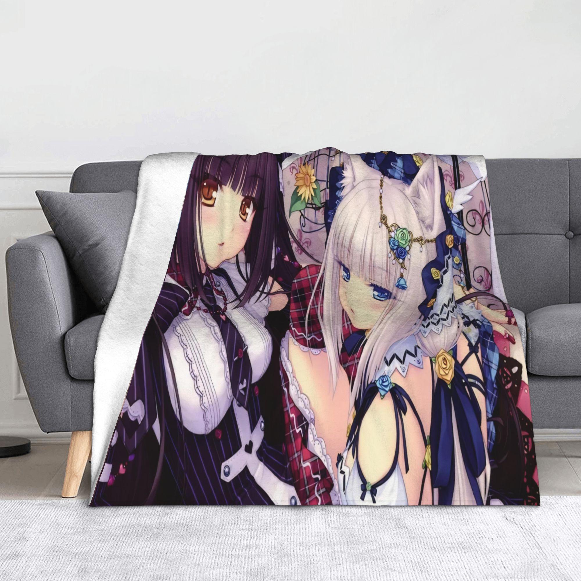 Chocola Nekopara Anime Blankets Cute Cartoon Wool Funny Breathable Throw Blankets for Coverlet SpringAutumn 100x125cm (40x50inch)
Chocola Nekopara Anime Blankets Cute Cartoon Wool Funny Breathable Throw Blankets for Coverlet SpringAutumn 100x125cm (40x50inch)