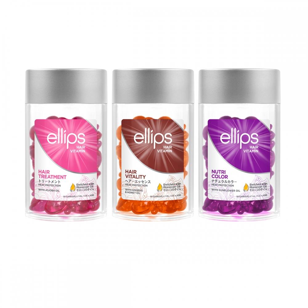 Масло для волос Ellips с витаминами 1 мл 50 капсул x 2 упаковки oranges 
Масло для волос Ellips с витаминами 1 мл 50 капсул x 2 упаковки oranges