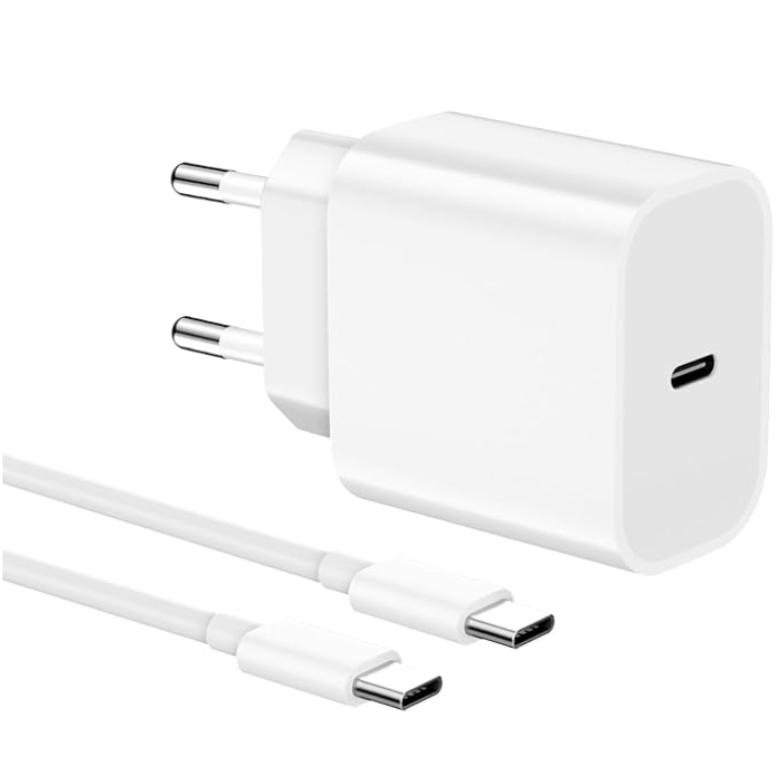 25W USB C European Plug Adapter with 6.6FT USB C Cable for iPhone 15/15 Pro/15 Pro Max/15 Plus,Travel USB C Charging Power Charger Cord for Europe EU білий
25W USB C European Plug Adapter with 6.6FT USB C Cable for iPhone 15/15 Pro/15 Pro Max/15 Plus,Travel USB C Charging Power Charger Cord for Europe EU білий