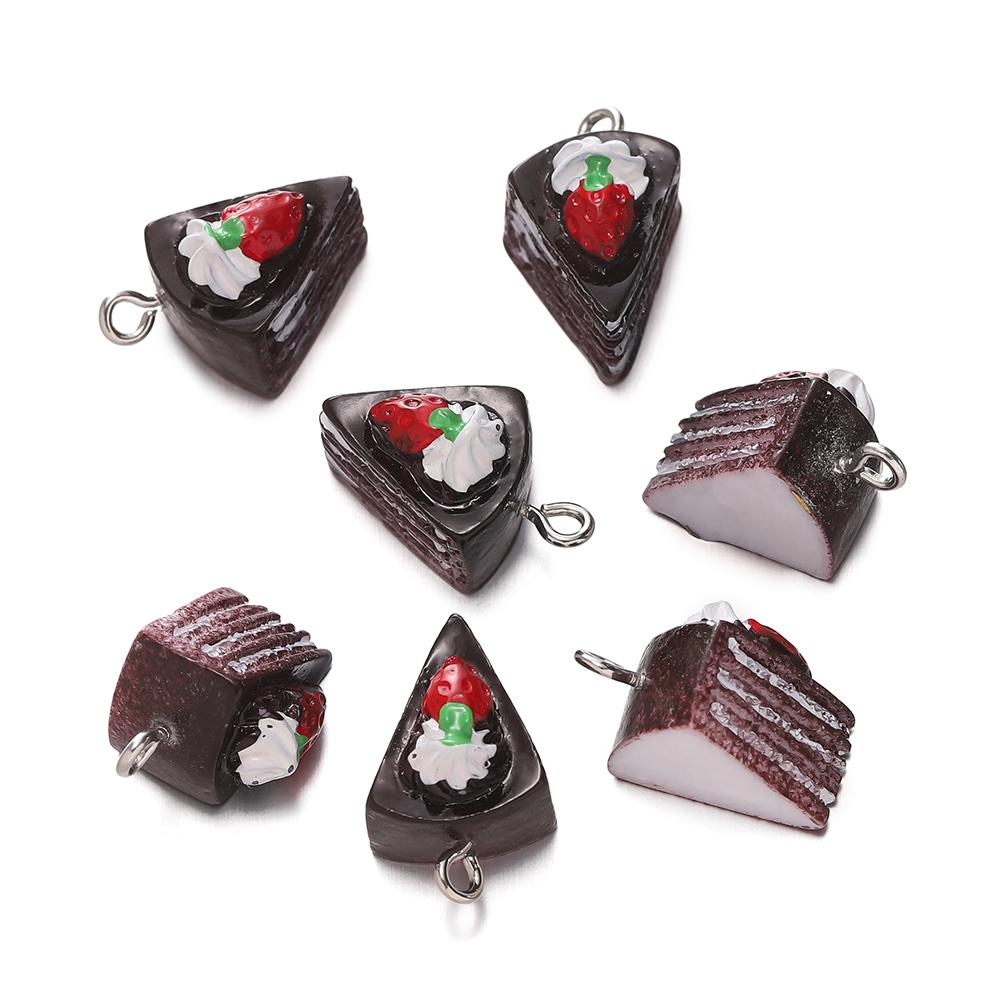 5Pcs/Lot Cartoon 3D Mini Strawberry Cake Resin Pendant Charm For Crafts Jewelry Making DIY Necklace Bracelet Earring Accessories коричневый
5Pcs/Lot Cartoon 3D Mini Strawberry Cake Resin Pendant Charm For Crafts Jewelry Making DIY Necklace Bracelet Earring Accessories коричневый