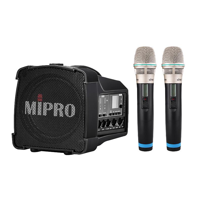 MIPRO MA-100DBII Portable Amplifier with Handheld Microphone CN plug (adapter included)
MIPRO MA-100DBII Portable Amplifier with Handheld Microphone CN plug (adapter included)