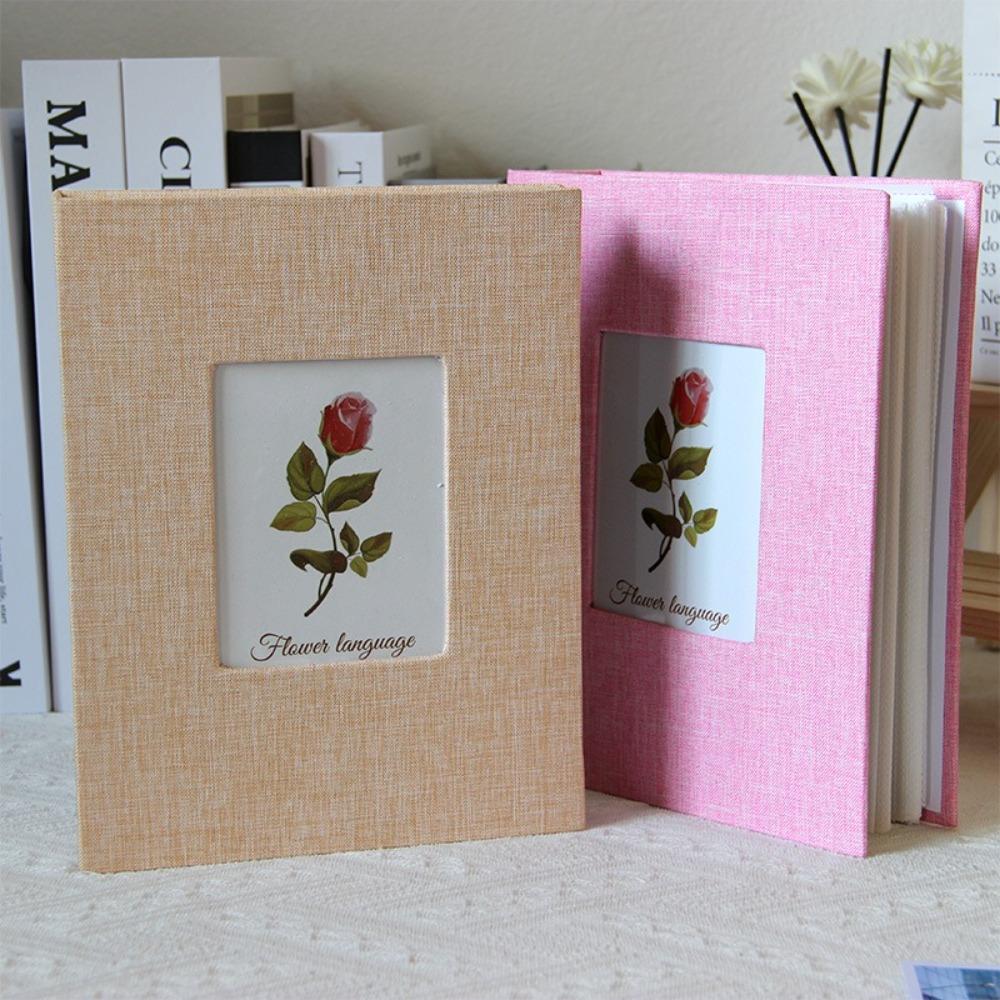 4x6 Photos Large Scrapbook Album Linen Cover Slip-in Picture Albums Photo Album Children Growth рожевий
4x6 Photos Large Scrapbook Album Linen Cover Slip-in Picture Albums Photo Album Children Growth рожевий