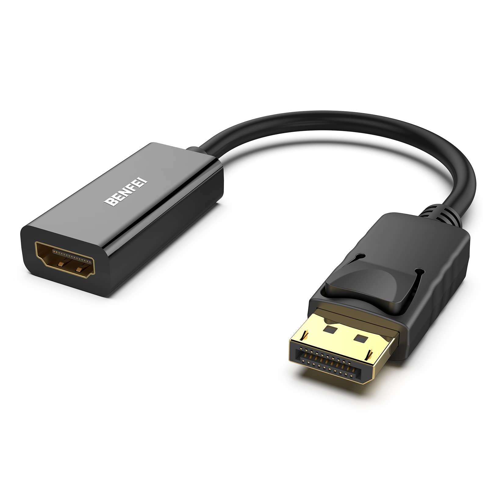 BENFEI DisplayPort to HDMI Conversion Supports Resolutions up to to Not Cable, 4K@30Hz (Male Female, Reverse-Compatible) чорний
BENFEI DisplayPort to HDMI Conversion Supports Resolutions up to to Not Cable, 4K@30Hz (Male Female, Reverse-Compatible) чорний