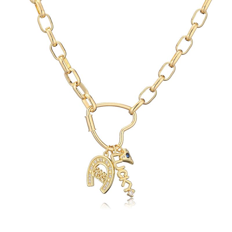 HECHENG, Summer New Lucky Sweet Heart Letter Pendant Necklace Women s Fashion Zircon 1 Piece Other
HECHENG, Summer New Lucky Sweet Heart Letter Pendant Necklace Women s Fashion Zircon 1 Piece Other