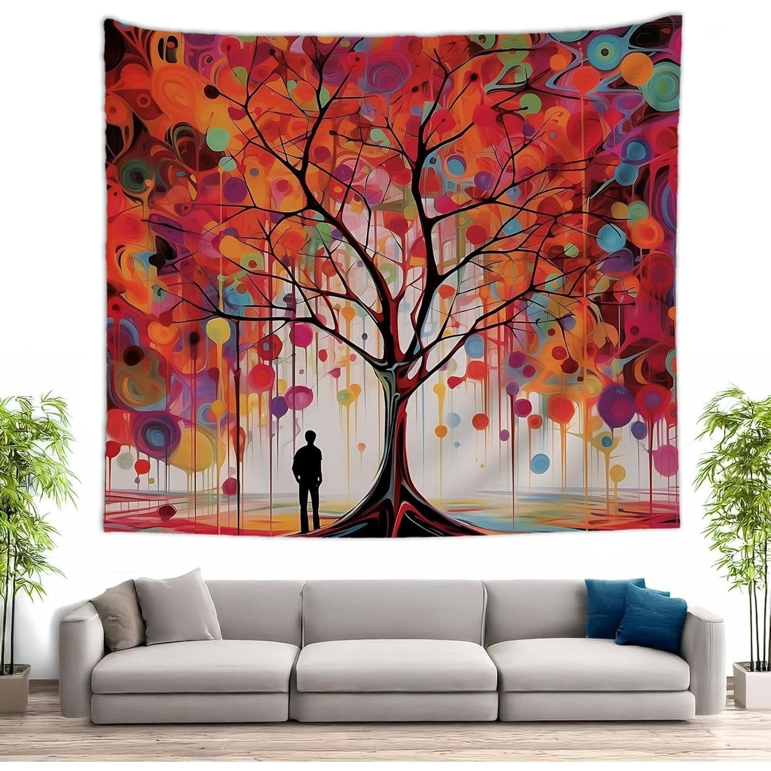 Tree Of Life Tapestries for Bedroom Tree Of Life Portraits Aesthetic Wall Hanging Wall Tapestry for Living Room Dorm 50x60inches 74x94cm(29x37in)
Tree Of Life Tapestries for Bedroom Tree Of Life Portraits Aesthetic Wall Hanging Wall Tapestry for Living Room Dorm 50x60inches 74x94cm(29x37in)
