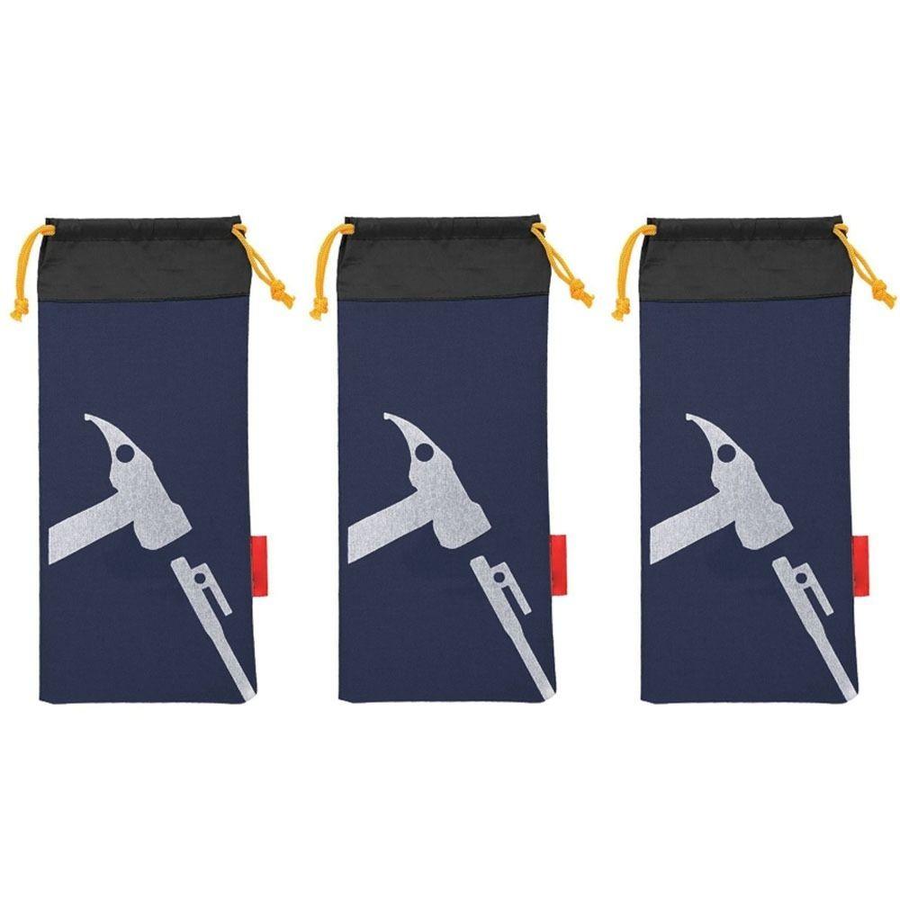 3 Pcs Portable Hammer Nail Pouch 35.5cm Tent Pile Bag Durable Stake Storage Bag Hiking синій
3 Pcs Portable Hammer Nail Pouch 35.5cm Tent Pile Bag Durable Stake Storage Bag Hiking синій