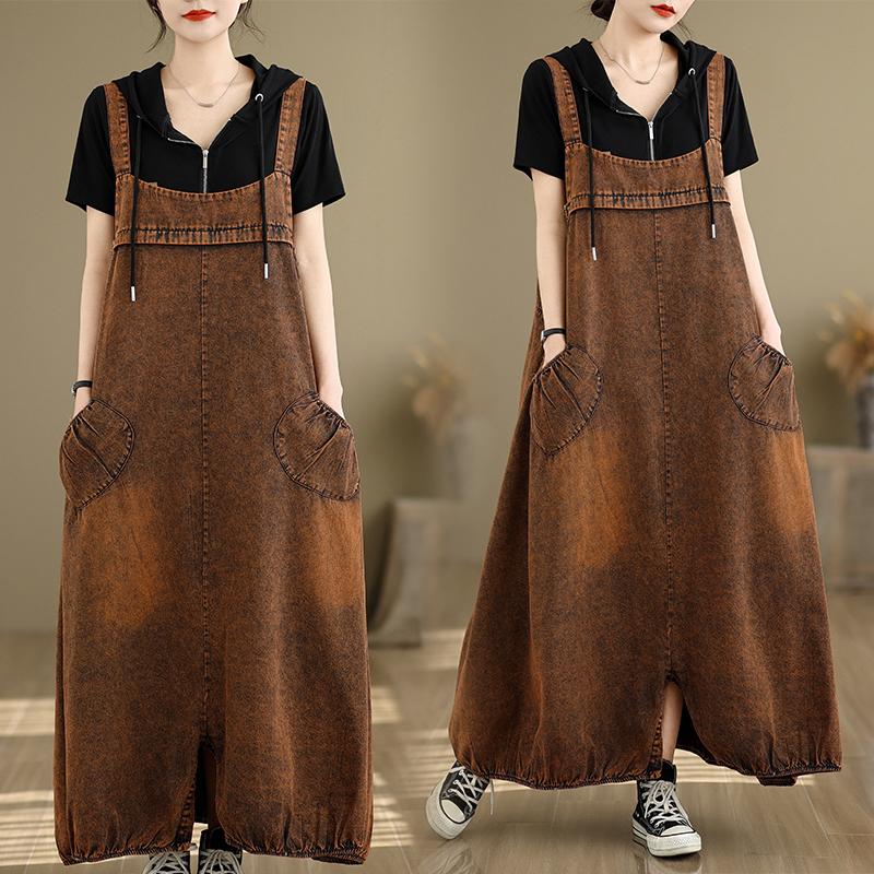 DIMANAF 2026 Women Plus Size Denim Dress Sleeveless Cottton Denim Vintage Loose Casual Jeans Dresses Maxi Long Dress 3XL
DIMANAF 2026 Women Plus Size Denim Dress Sleeveless Cottton Denim Vintage Loose Casual Jeans Dresses Maxi Long Dress 3XL