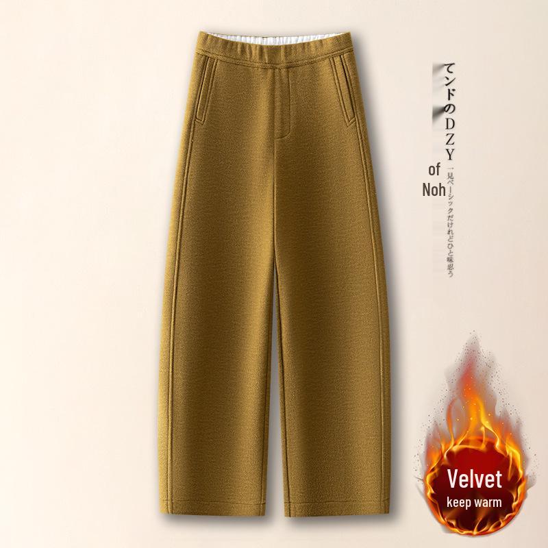Women s Thick Woolen Scythe Pants: 2025 Autumn/Winter Casual Straight-Leg Narrow Drape. XL (115-125 lbs)
Women s Thick Woolen Scythe Pants: 2025 Autumn/Winter Casual Straight-Leg Narrow Drape. XL (115-125 lbs)