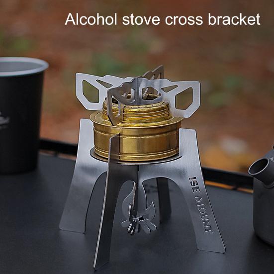 Camping Stand Strong And Sturdy High Temperature Resistance Foldable with Ring Buckle Good Stability Fire-Resistant Alcohol Stove Cross Bracket
Camping Stand Strong And Sturdy High Temperature Resistance Foldable with Ring Buckle Good Stability Fire-Resistant Alcohol Stove Cross Bracket