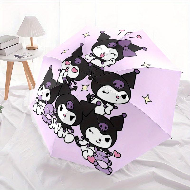1pc Sanrio Cute Kuromi Fully Automatic Folding Portable Umbrella, 8 Iron Frames, Three-Fold Design, Suitable for All Seasons, Suitable for Outdoor Use
1pc Sanrio Cute Kuromi Fully Automatic Folding Portable Umbrella, 8 Iron Frames, Three-Fold Design, Suitable for All Seasons, Suitable for Outdoor Use