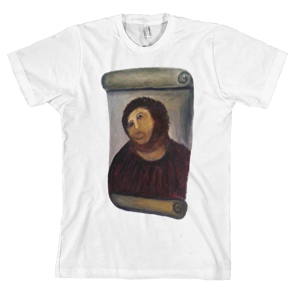 Ecce Homo Botched Painting T Shirt Potato Jesus Meme 4chan Funny Spain Tee *NEW* L
Ecce Homo Botched Painting T Shirt Potato Jesus Meme 4chan Funny Spain Tee *NEW* L