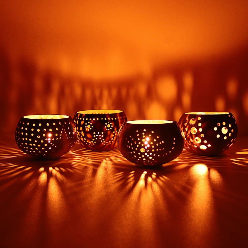14cm Tea Light Candle Holders Coconut Shell Tealight Holder Bowl Candle Stands for Wedding Party Home Table Decor Centerpiece no candle
14cm Tea Light Candle Holders Coconut Shell Tealight Holder Bowl Candle Stands for Wedding Party Home Table Decor Centerpiece no candle
