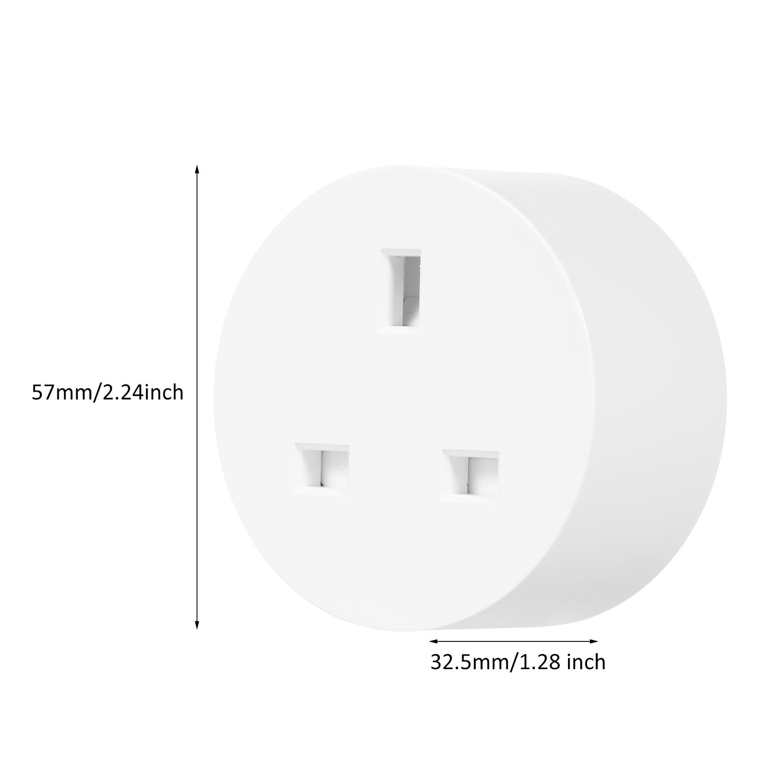 Smart Wi-Fi Plug Wifi Socket APP Remote Control Schedule Function Smart In-wall Socket Outlet 10A White (UK Plug, AC230V)
Smart Wi-Fi Plug Wifi Socket APP Remote Control Schedule Function Smart In-wall Socket Outlet 10A White (UK Plug, AC230V)