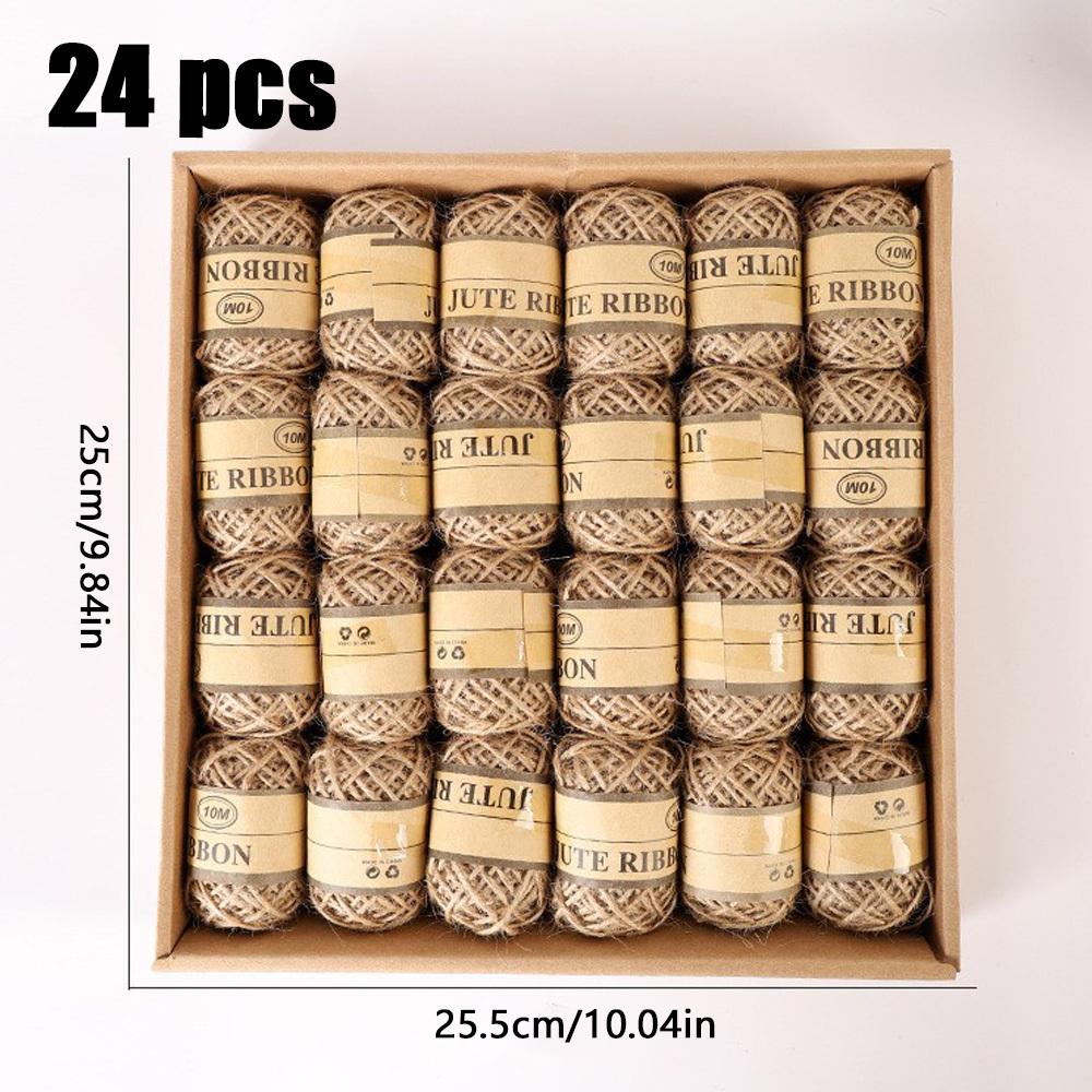 1 комплект/ 24 шт. 10 м Натуральный цвет Сизалевая веревка Сделай сам Ручная работа Плетеная сизалевая веревка, Украшения Сизалевая веревка Обвязочная веревка Реквизит 24pcs
1 комплект/ 24 шт. 10 м Натуральный цвет Сизалевая веревка Сделай сам Ручная работа Плетеная сизалевая веревка, Украшения Сизалевая веревка Обвязочная веревка Реквизит 24pcs