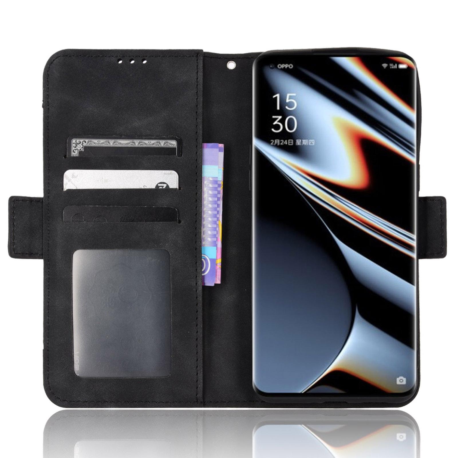 For Oppo Find X5 Pro Wallet Folio Cover PU Leather Stand Magnetic Card Slots TPU Inner Shell Protective Phone Case Black
For Oppo Find X5 Pro Wallet Folio Cover PU Leather Stand Magnetic Card Slots TPU Inner Shell Protective Phone Case Black