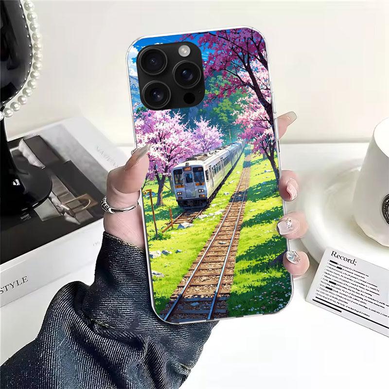Retro Japanese Sakura Train Soft Phone Case For IPhone 11 17 Air 16E 16 Pro Max 15 + 14 Plus 13 Mini 12 Apple 7 SE 8 Fundas Coqu iPhone 14
Retro Japanese Sakura Train Soft Phone Case For IPhone 11 17 Air 16E 16 Pro Max 15 + 14 Plus 13 Mini 12 Apple 7 SE 8 Fundas Coqu iPhone 14