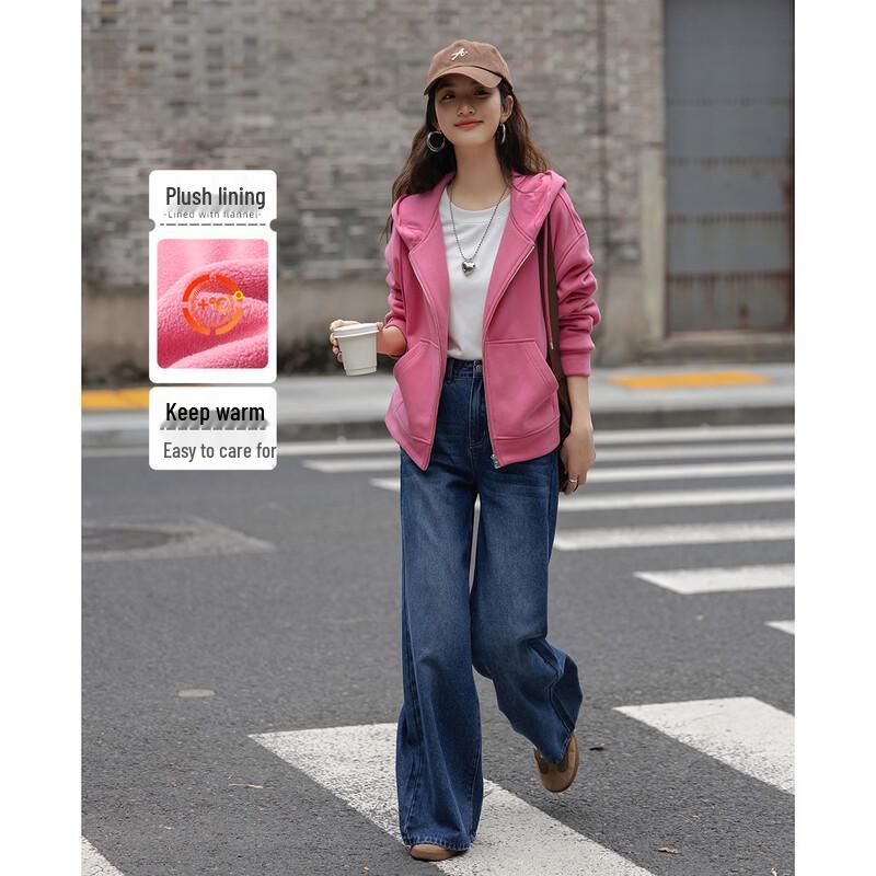 Demana Women s Oversized Casual Terry Fleece Lined Hooded Sweatshirt L
Demana Women s Oversized Casual Terry Fleece Lined Hooded Sweatshirt L