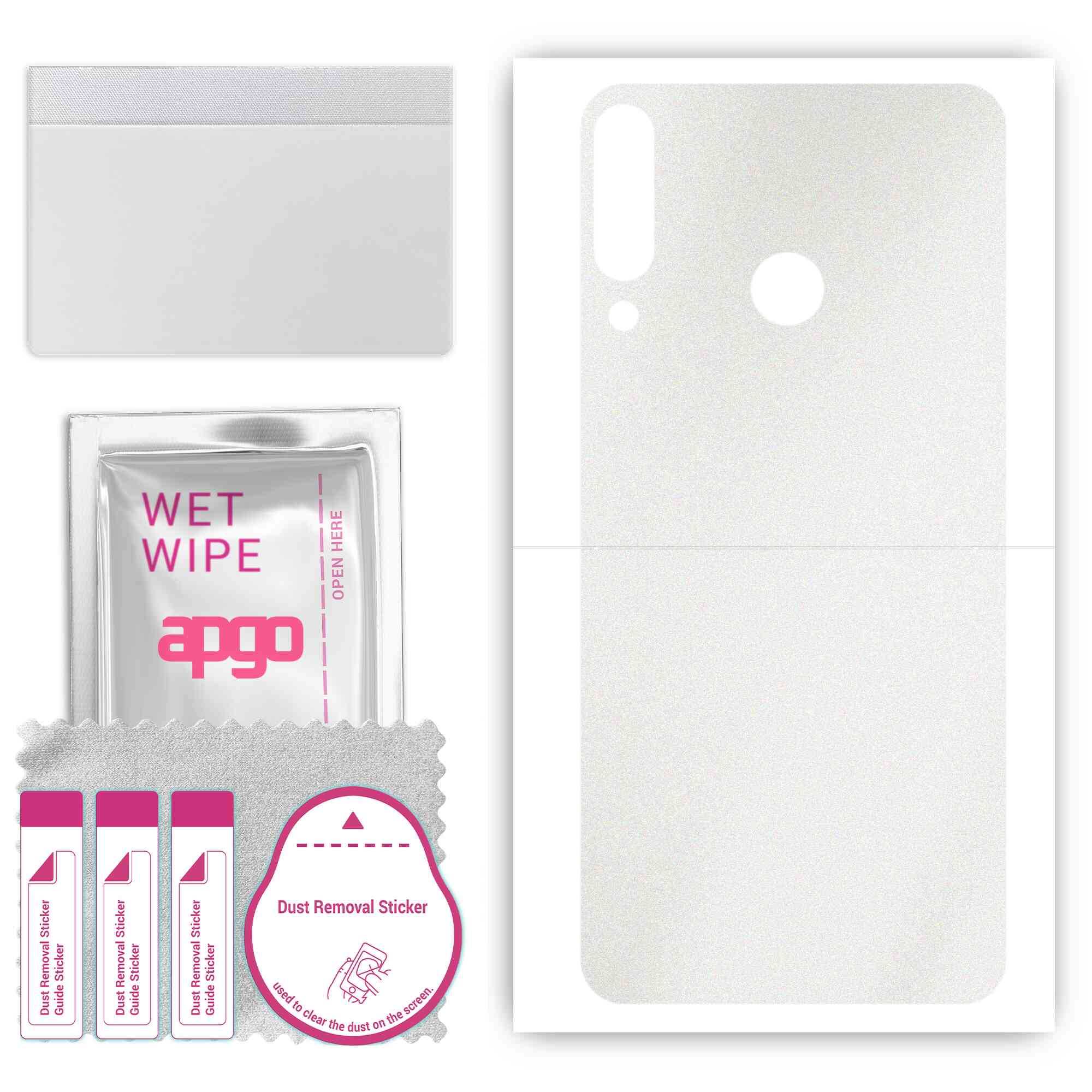 apgo Protective Skin Sticker for the back compatible with Tecno Pouvoir 3 Plus, Wrap Film, Foil, Vinyl - Pattern Matte Transparent
apgo Protective Skin Sticker for the back compatible with Tecno Pouvoir 3 Plus, Wrap Film, Foil, Vinyl - Pattern Matte Transparent