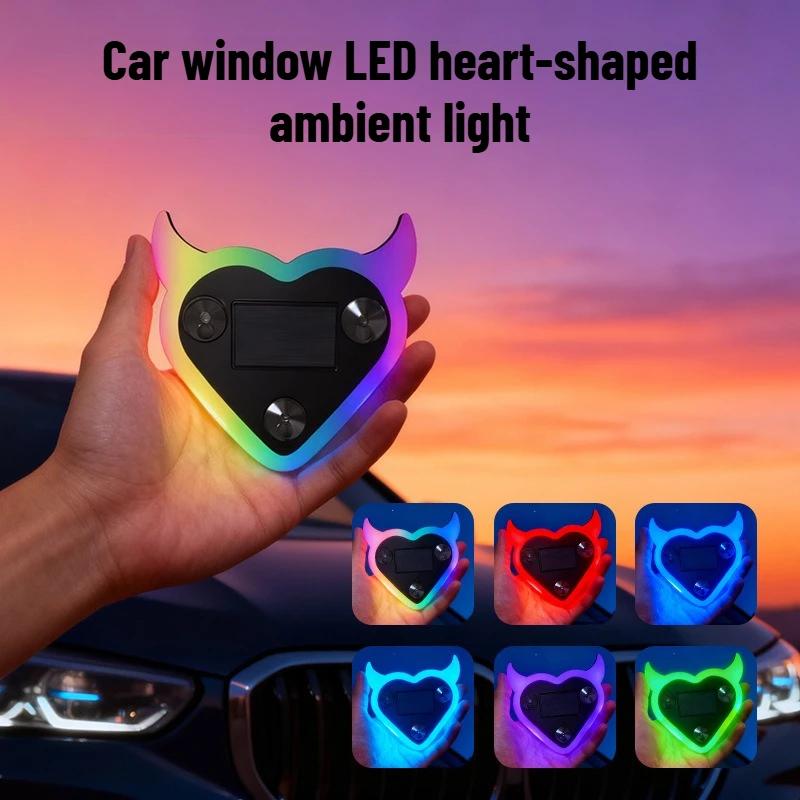 1Pc Romantic Solar Powered Car LED Heart Light, Color Changing Mood Lamp for Interior Decoration
1Pc Romantic Solar Powered Car LED Heart Light, Color Changing Mood Lamp for Interior Decoration