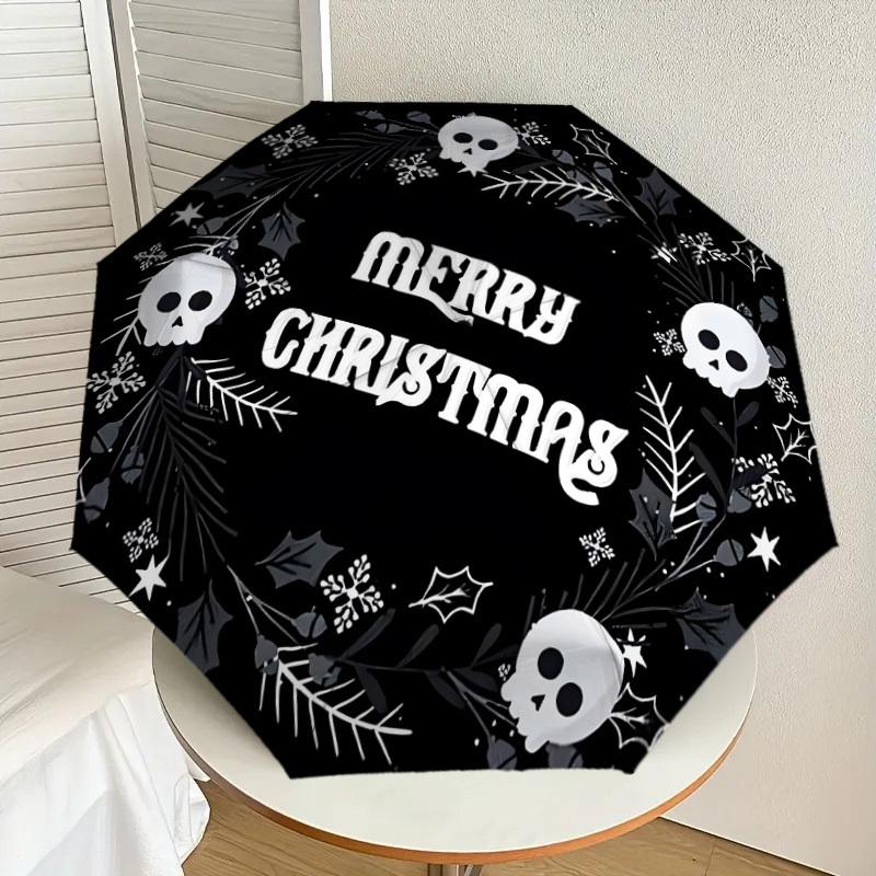 1pc Gothic Christmas Wreath Design Umbrella with Plastic Handle,Suitable for All Seasons Home Travel Outdoor UmbrellaDD1236
1pc Gothic Christmas Wreath Design Umbrella with Plastic Handle,Suitable for All Seasons Home Travel Outdoor UmbrellaDD1236