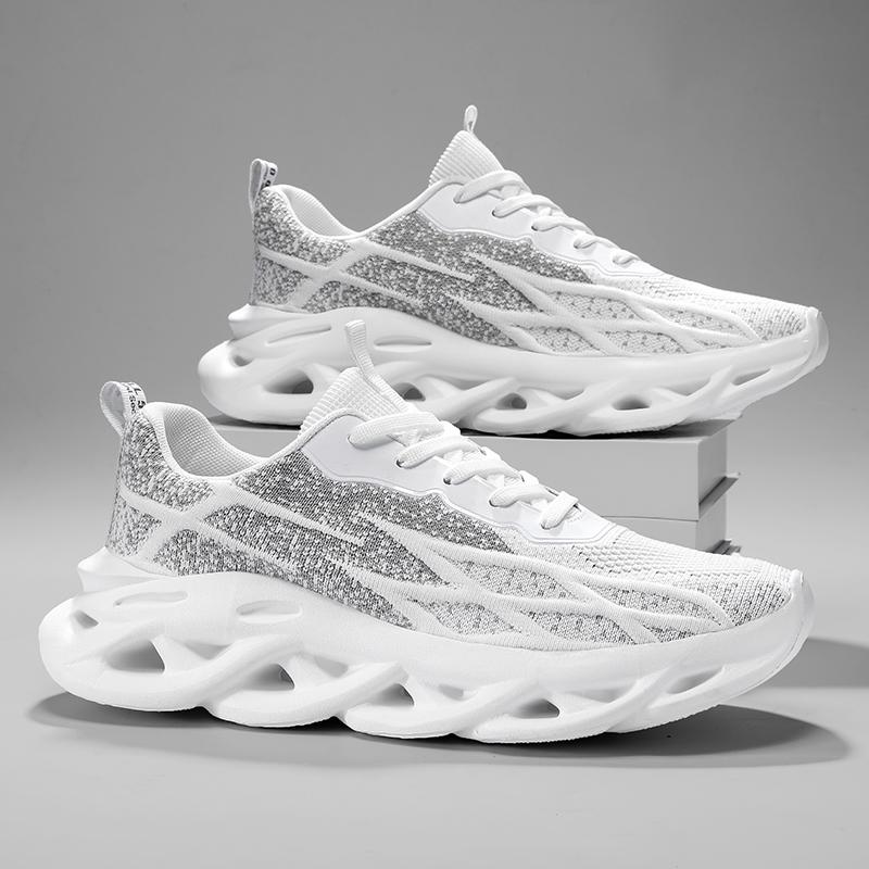 Модная мужская обувь Сетчатая дышащая повседневная обувь Кроссовки на платформе Противоскользящая Амортизирующая Легкая Мягкая подошва Модная обувь для бега 46 белый
Модная мужская обувь Сетчатая дышащая повседневная обувь Кроссовки на платформе Противоскользящая Амортизирующая Легкая Мягкая подошва Модная обувь для бега 46 белый