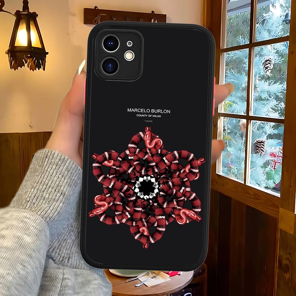 M-MARCELO B-BURLON For IPhone 15 16 Pro Max 11 12 13 14 XS XR X Plus 16E Matte Translucent Phone Cover iphone X
M-MARCELO B-BURLON For IPhone 15 16 Pro Max 11 12 13 14 XS XR X Plus 16E Matte Translucent Phone Cover iphone X