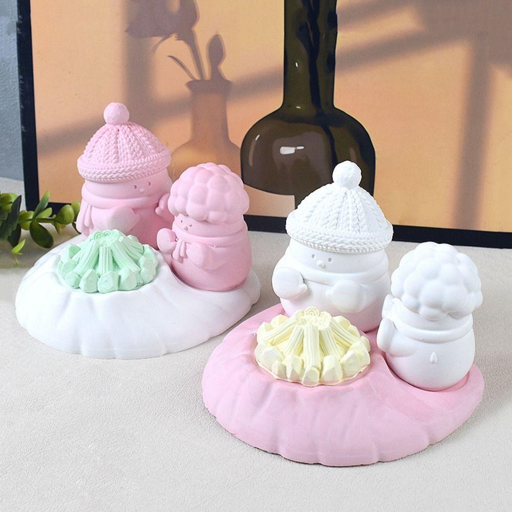 4pcs/set 3D Snowman Silicone Mold Cartoon Chocolate Candy Mold For Aromatherapy Candle
4pcs/set 3D Snowman Silicone Mold Cartoon Chocolate Candy Mold For Aromatherapy Candle