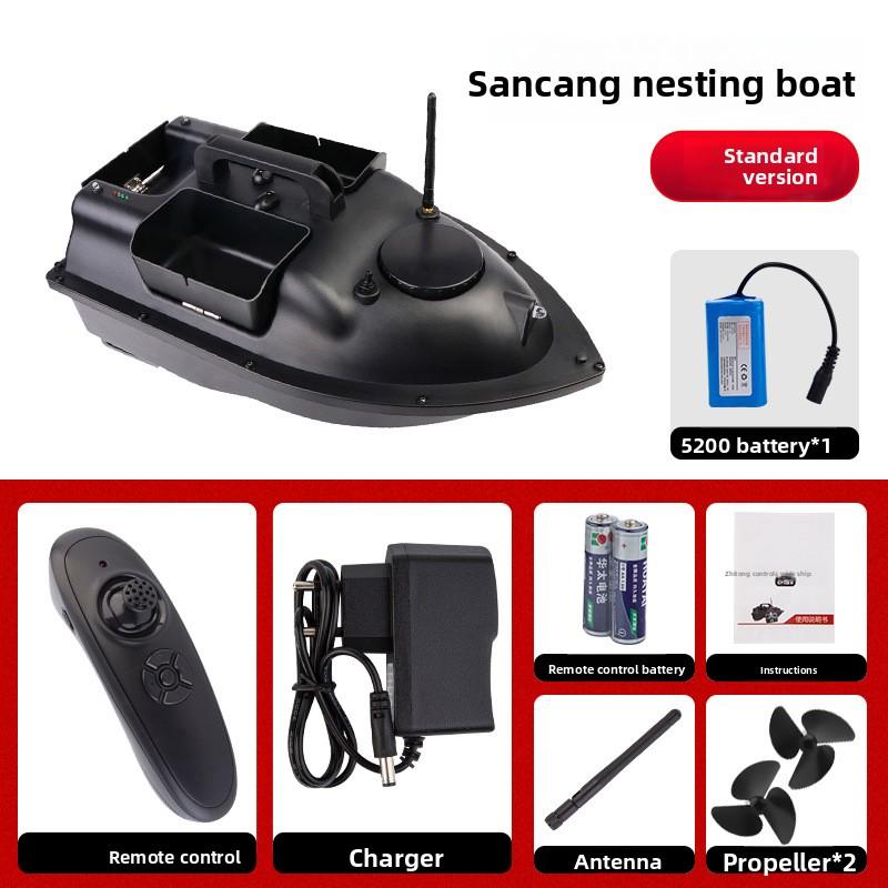 Remote-controlled Boat for Baiting GPS Positioning Fishing Bait Boat with 3 Bait Containers Wireless Bait Boat with Automatic Return 2kg Load Capacity 5200mAh-one hand
Remote-controlled Boat for Baiting GPS Positioning Fishing Bait Boat with 3 Bait Containers Wireless Bait Boat with Automatic Return 2kg Load Capacity 5200mAh-one hand