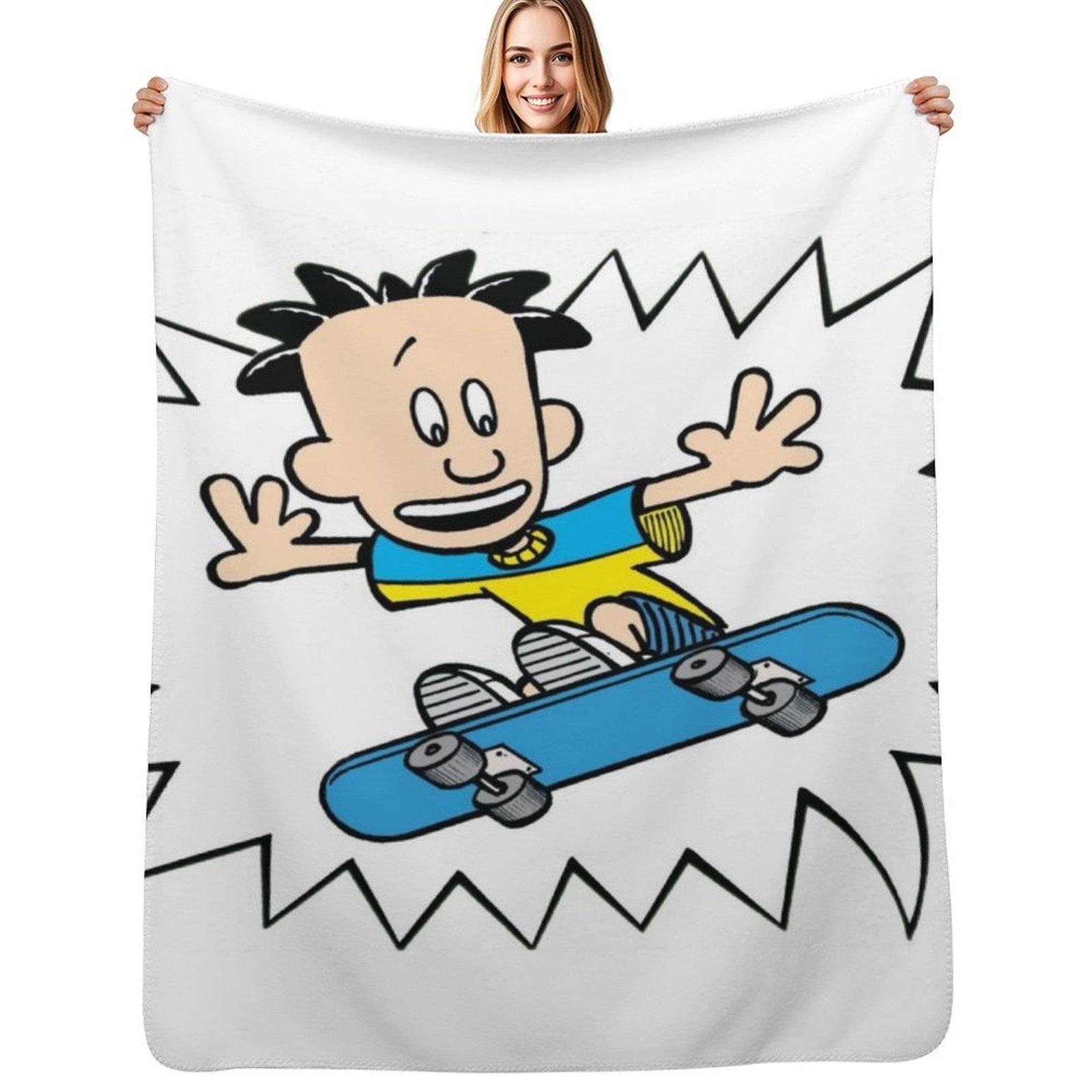 Big nate the skate board Throw Blanket Durable Warm Blanket for Daily Home Use 102x76cm(40x30in)
Big nate the skate board Throw Blanket Durable Warm Blanket for Daily Home Use 102x76cm(40x30in)