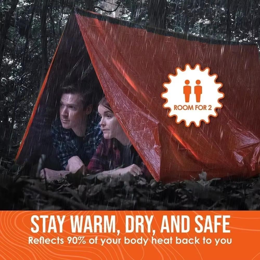 Moisture-Resistant Earthquake Shelter Survival Tent 2 Person Thermal Blanket Outdoor SOS помаранчевий
Moisture-Resistant Earthquake Shelter Survival Tent 2 Person Thermal Blanket Outdoor SOS помаранчевий